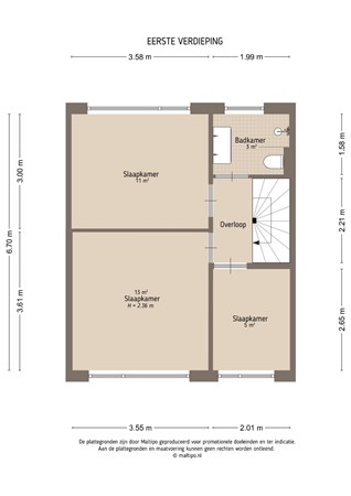 Floorplan - van Arkelstraat 20, 4147 EN Asperen